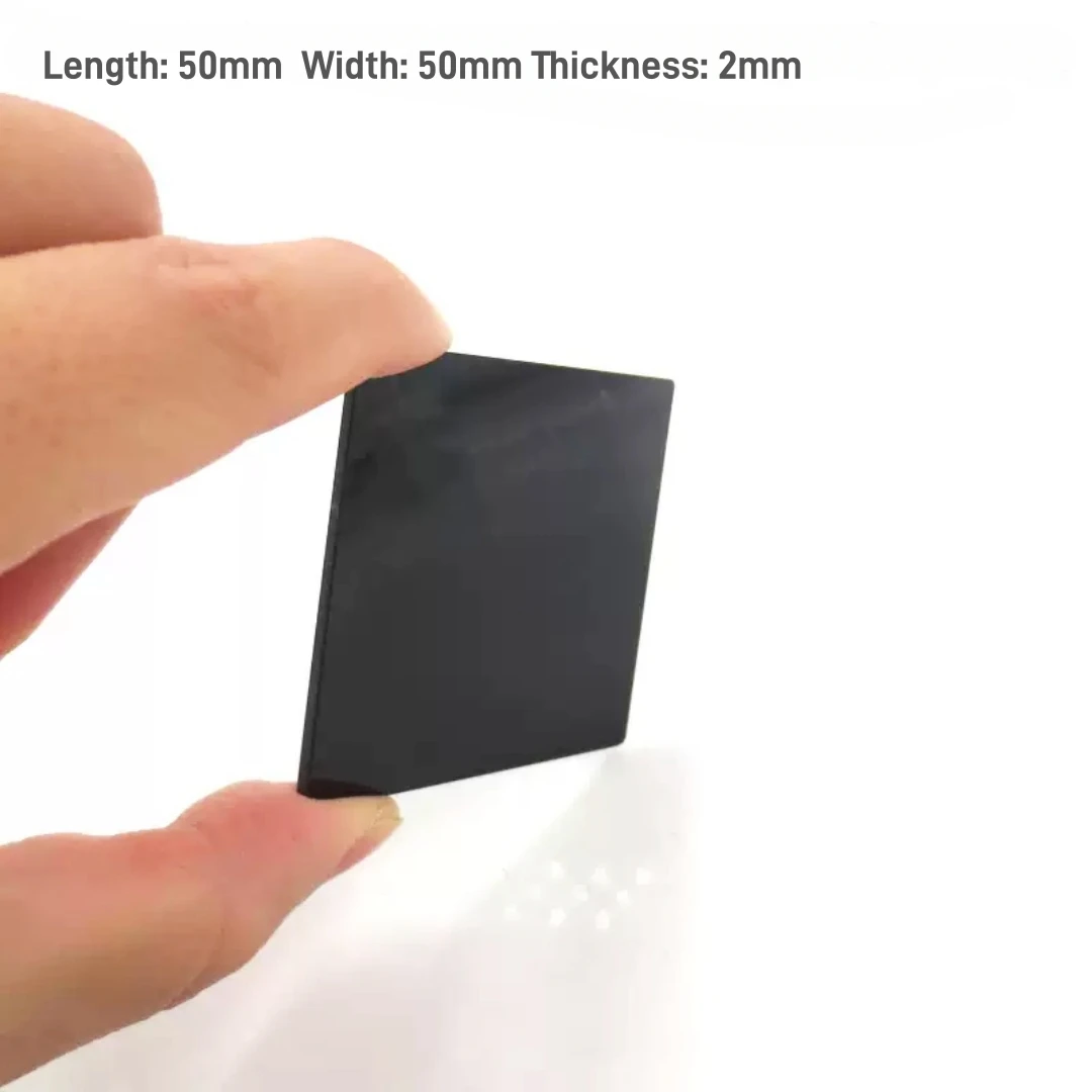 300-350nm High Transmittance UV Pass Glass UG1 UG5 UG11 Industrial Optical Filter for Laboratory UV Testing Spectral Analysis