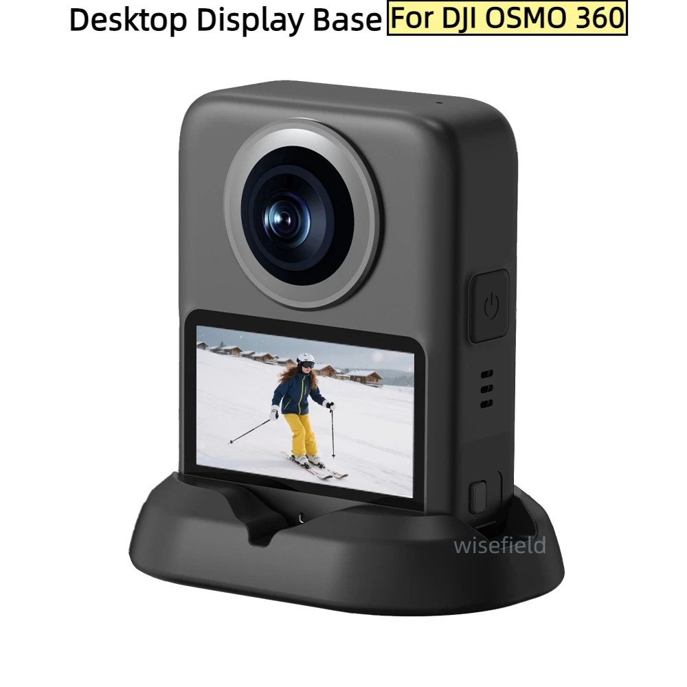 

silicone desktop stand base For DJI OSMO 360 panoramic camera display mount stabilizer accessories or 2pcs 9H screen protector