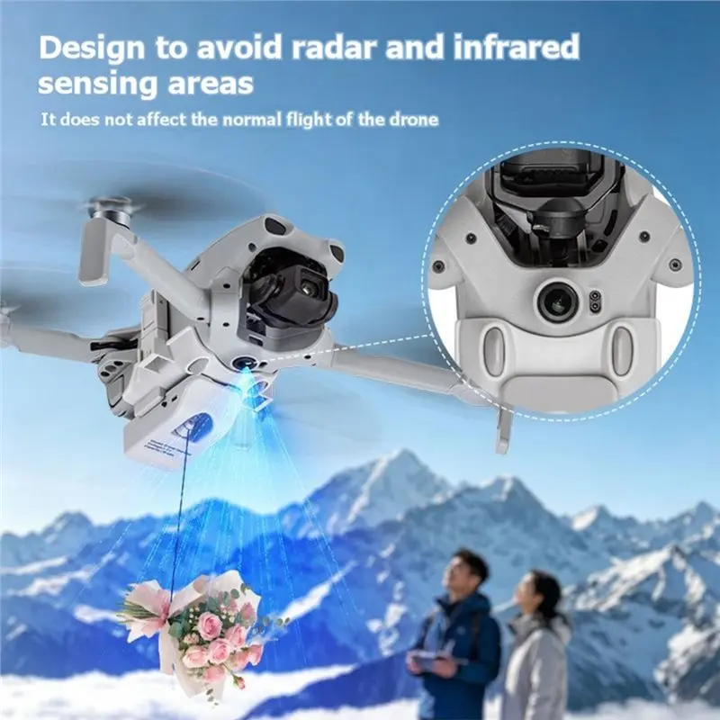 Sistema de lanzamiento aéreo para DJI LITO 1 X1, dispositivo de liberación parabólica para drones de reparto, accesorio.