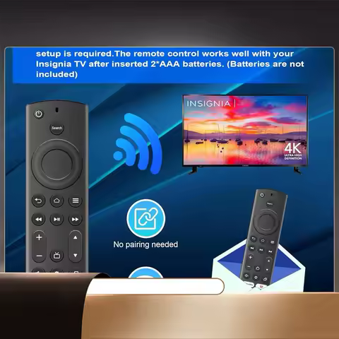 2 Pack Replacement Universal Remote For Insignia TV And Toshiba Smart TV Hisense Smart TV AMZ Omni TV NS-RCFNA-21 Parts Kit-N35R