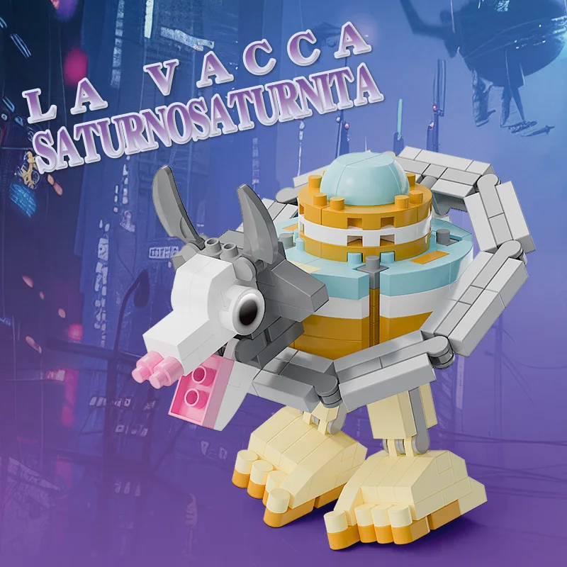 Creativo Building Blocks Figurine Shan Hai Jing Mondo Animale Set di insetti Mattoni Volpe Scarpe da corsa Squalo per bambini Giocattolo Modalità regalo