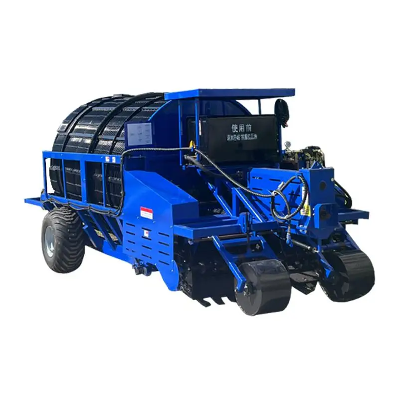 Stone picking machine, tractor traction farmland stone picking machine, reclamation artifact stone collection