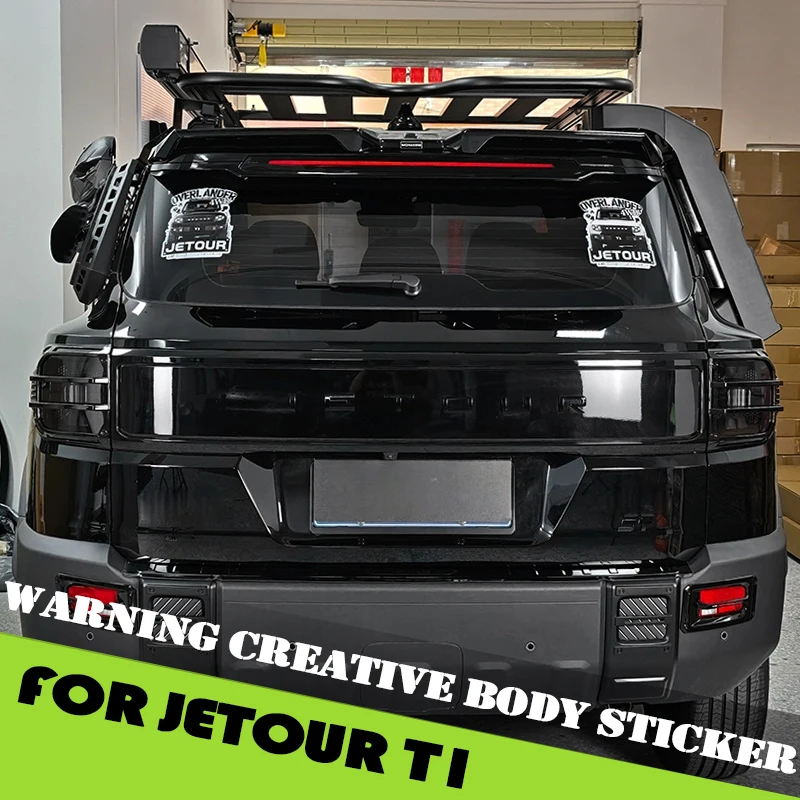 

Fit for Jetour Shanhai T1 2024 Rear Sticker Body Decal Rear Window Sticker Car Charging Port Fuel Tank Cap Creative Body Sticker