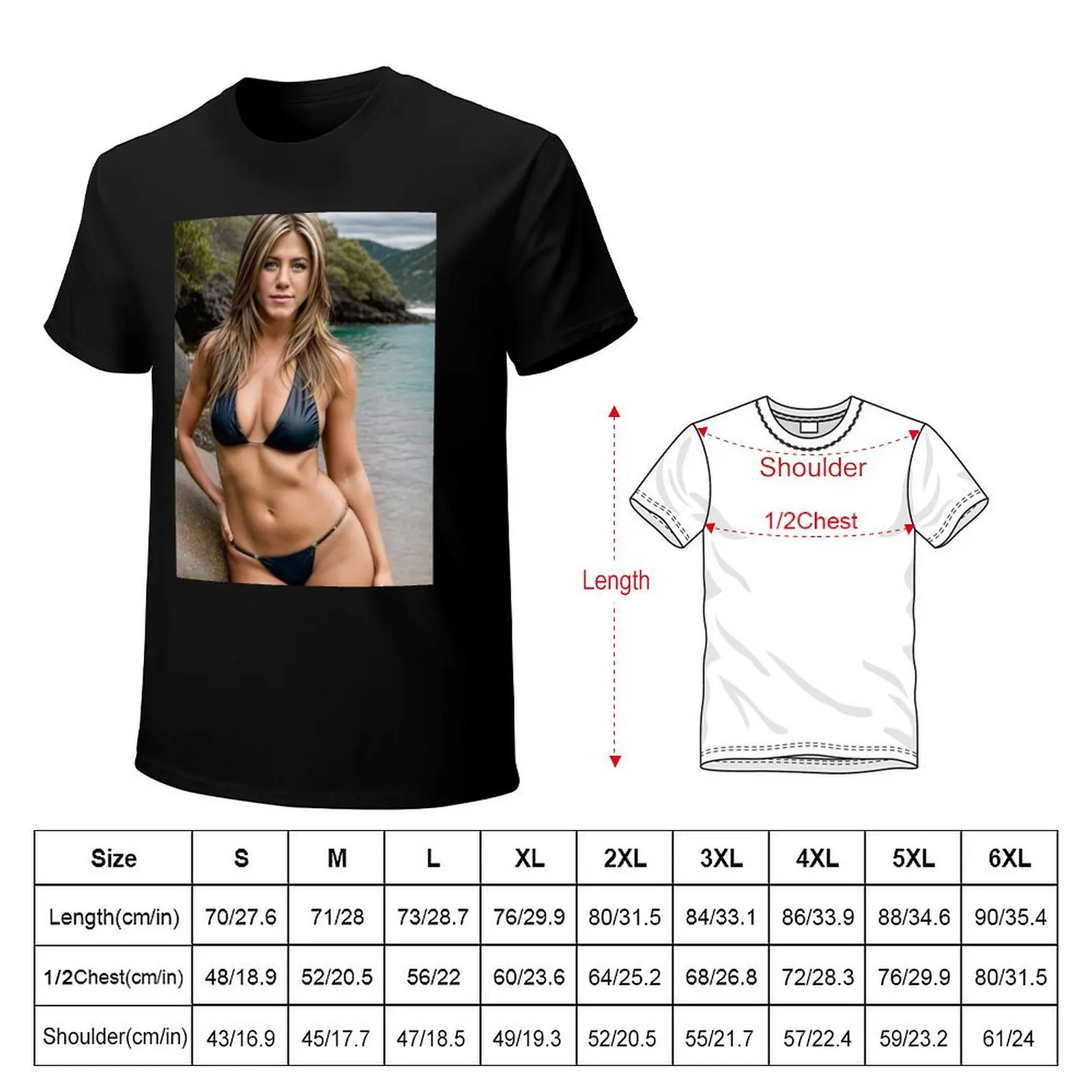 Jennifer Aniston T-Shirt gifts for boyfriend funny gifts funny shirt cotton Men's t-shirt