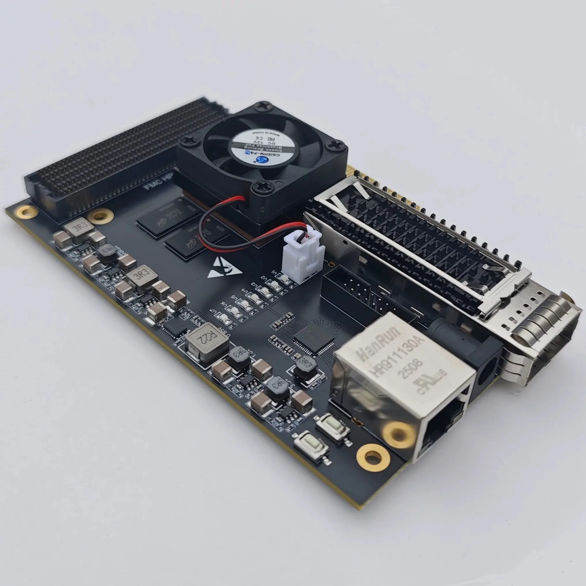 New XCKU5P PCIE 3.0 Development Board Xilinx FPGA XCKU5P-1FFVB676 Core Board FMC QSFP28 100G Optical Port