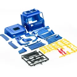 Orlando Hunt Models T01 Scania R650 Heavy Truck Tractorhead Paint Finished Body Blue Red Shell Head Part