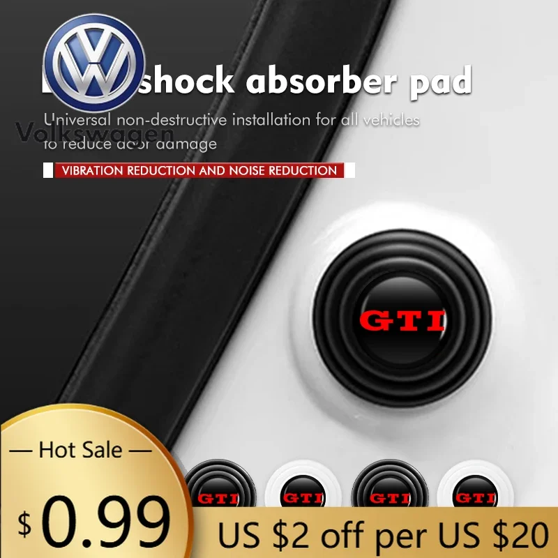 

For VOLKSWAGEN VW Car Door Shock Absorbing Cushion Sound Insulation Anti-shock Pad For Volkswagen Golf 4 5 GTI Tiguan Passat B5