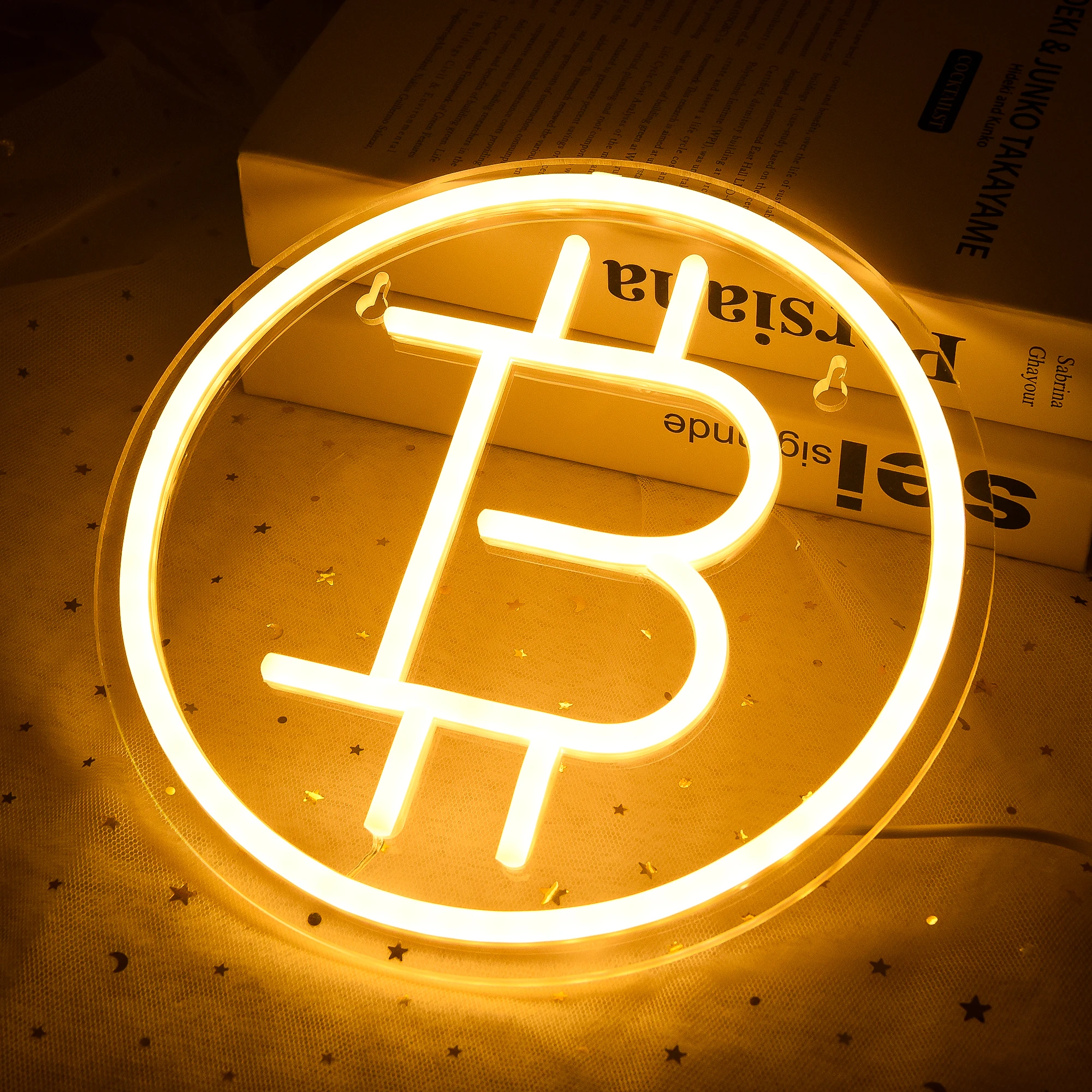 Bitcoin Neon Sign for Wall Decor Money LED Light Bitcoin Light for Store Bar Wall Decor Birthday Decor Bedroom Bitcoin Decor