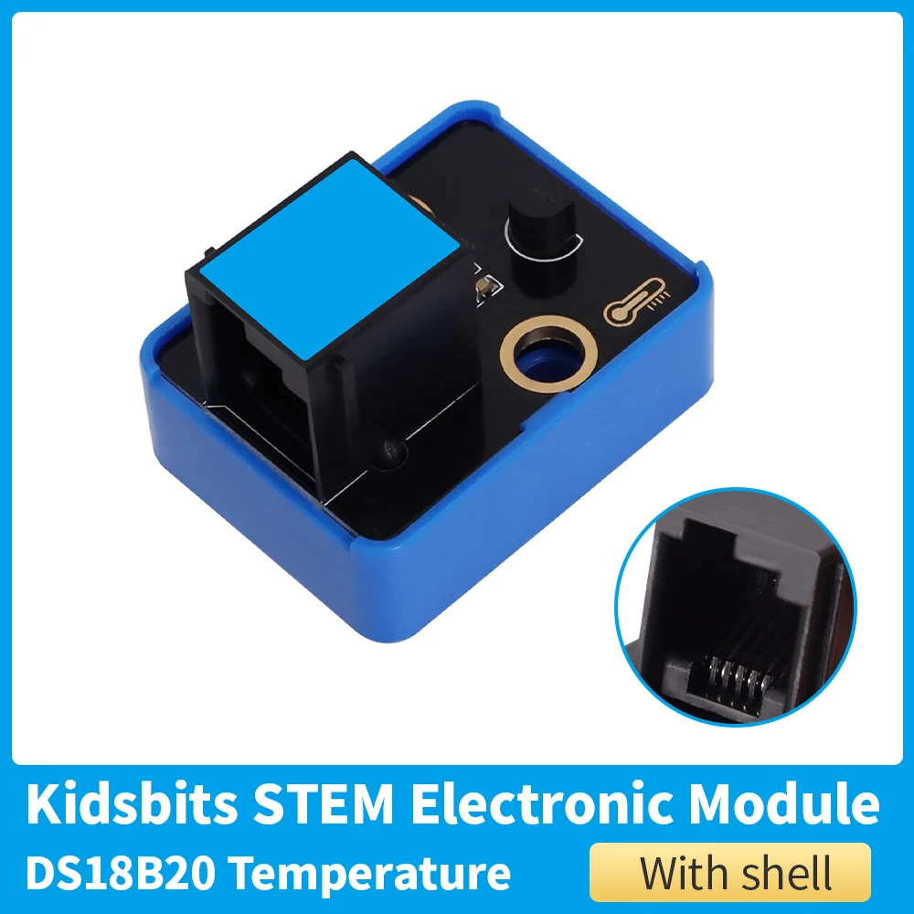 3PCS Kidsbits DS18B20 Temperature/DHT11Temperature&Humidity Sensor For Arduino DIY Projects Compatible With Lego Building Blocks