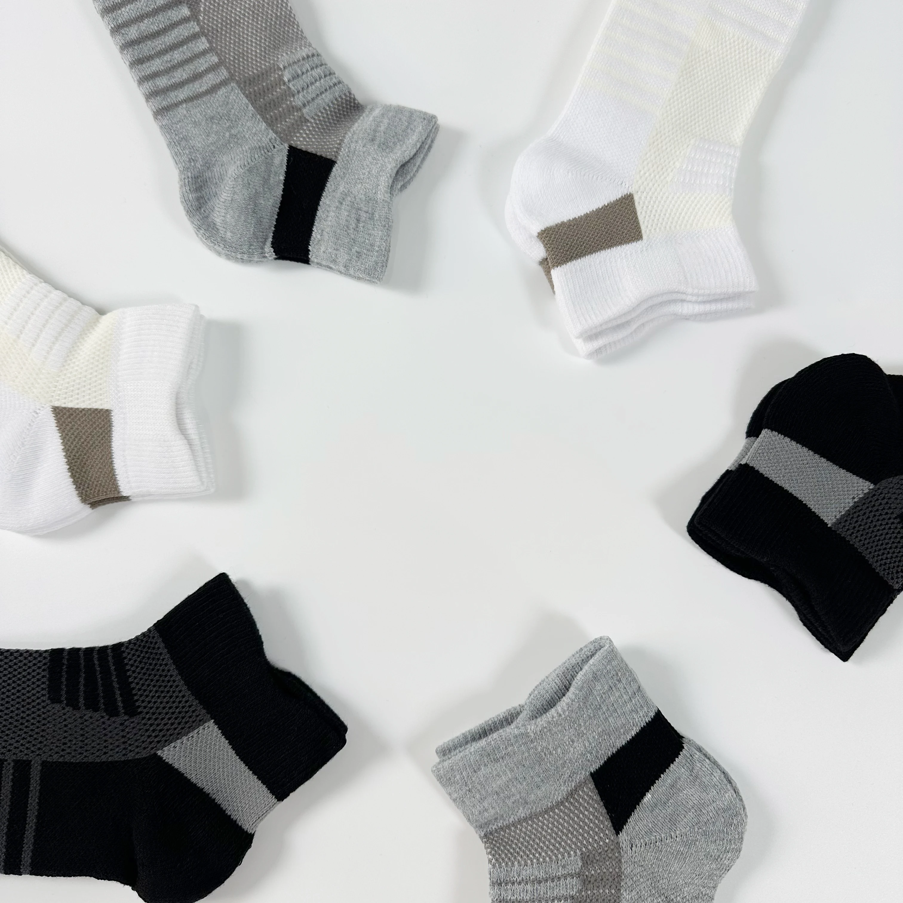 

10 Pairs Sports Adult Socks Stretchable Anti-slip Breathable Short Socks Low Cut Cotton Summer Ankle Socks