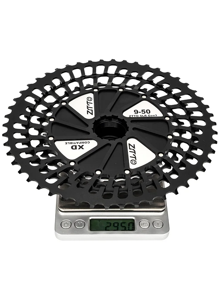 AliExpress ZTTO Ultralight XD MTB Cassette 272g-297g Black-Silver 12S 12V 9T/10T-46T/50T/51T SLR3 K7 Sprocket Wide Short Spline