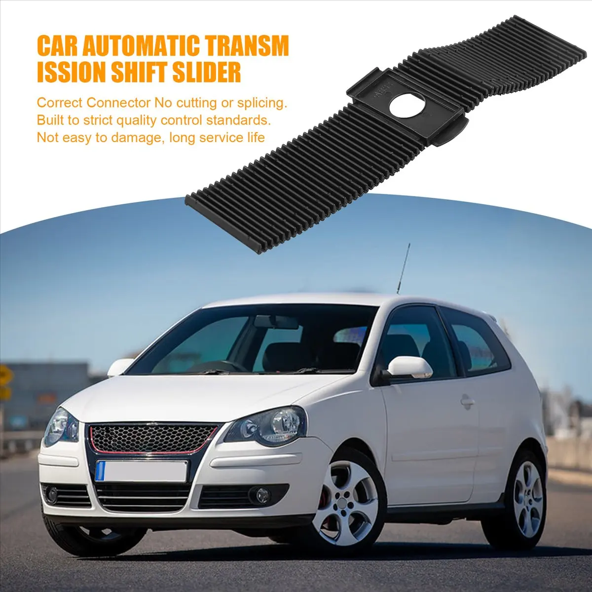#53P Automotive Parts & Accessories,Car Console Automatic Transmission Shift Slider 6Q1713273A (Black) view 2