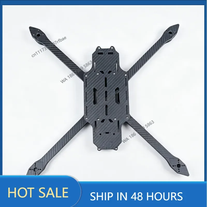15 Inch 457mm Wheelbase 3K Twill Weave T300 Carbon Fiber for Compatible Long Range Quadcopter Frame Kit for DIY FPV