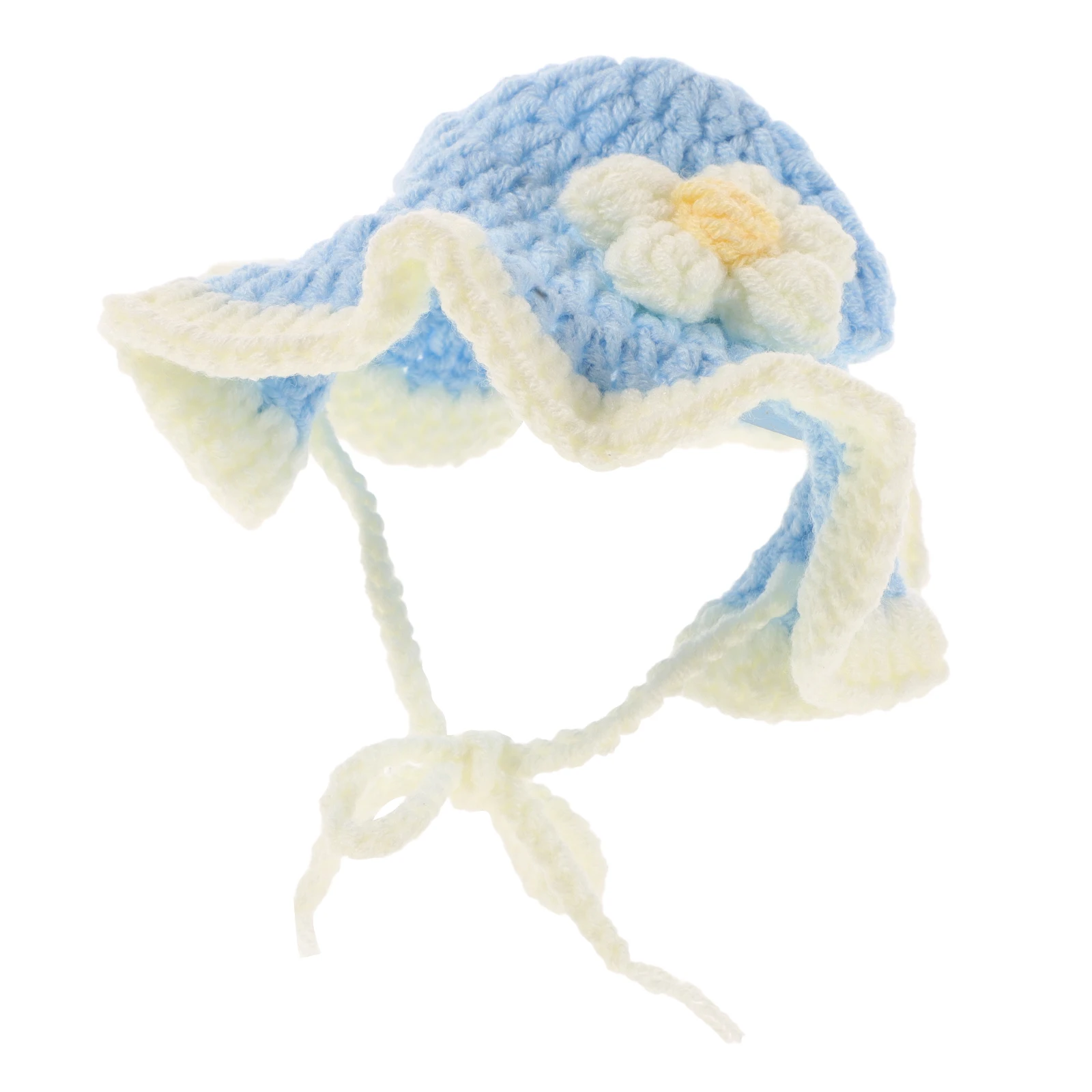 

Dog Cat Hat Pet Cap Flower Decorative Hats For Dog Birthday Party Puppy Headwear H made Cartoon Style Polyester