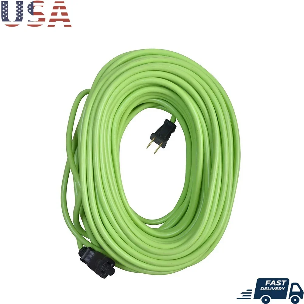 

Heavy Duty 120ft Outdoor Extension Cord Super Flexible Lightweight Water-Resistant Highly Visible Appliances Lighting