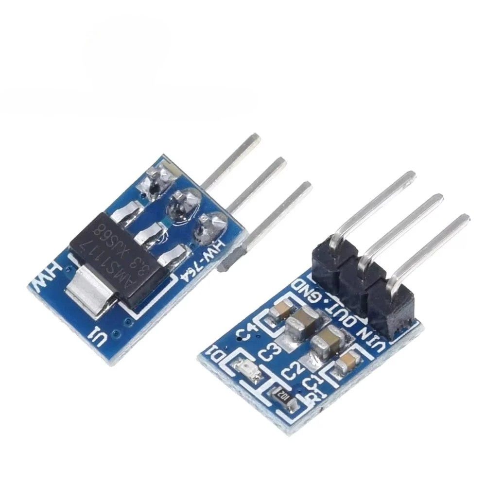 1/5/10PCS AMS117-5V Power Module 3-pin Power Board LDO 800mA AMS117