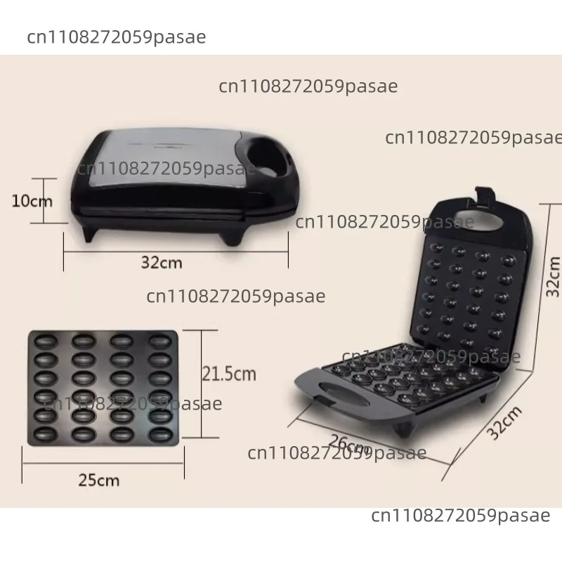 Nut maker Nut machine Frying pan MachineEuropean large household pan  Sandwich machine Baker