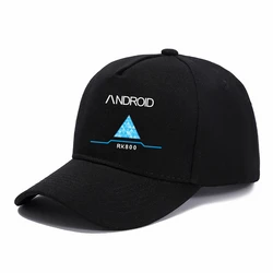 RK 800 Baseball Cap Detroit: Become Human Connor RK800 HipHop Hats Men Women Snapback Cap Male Bone Band Travel Outdoor Sun Hats