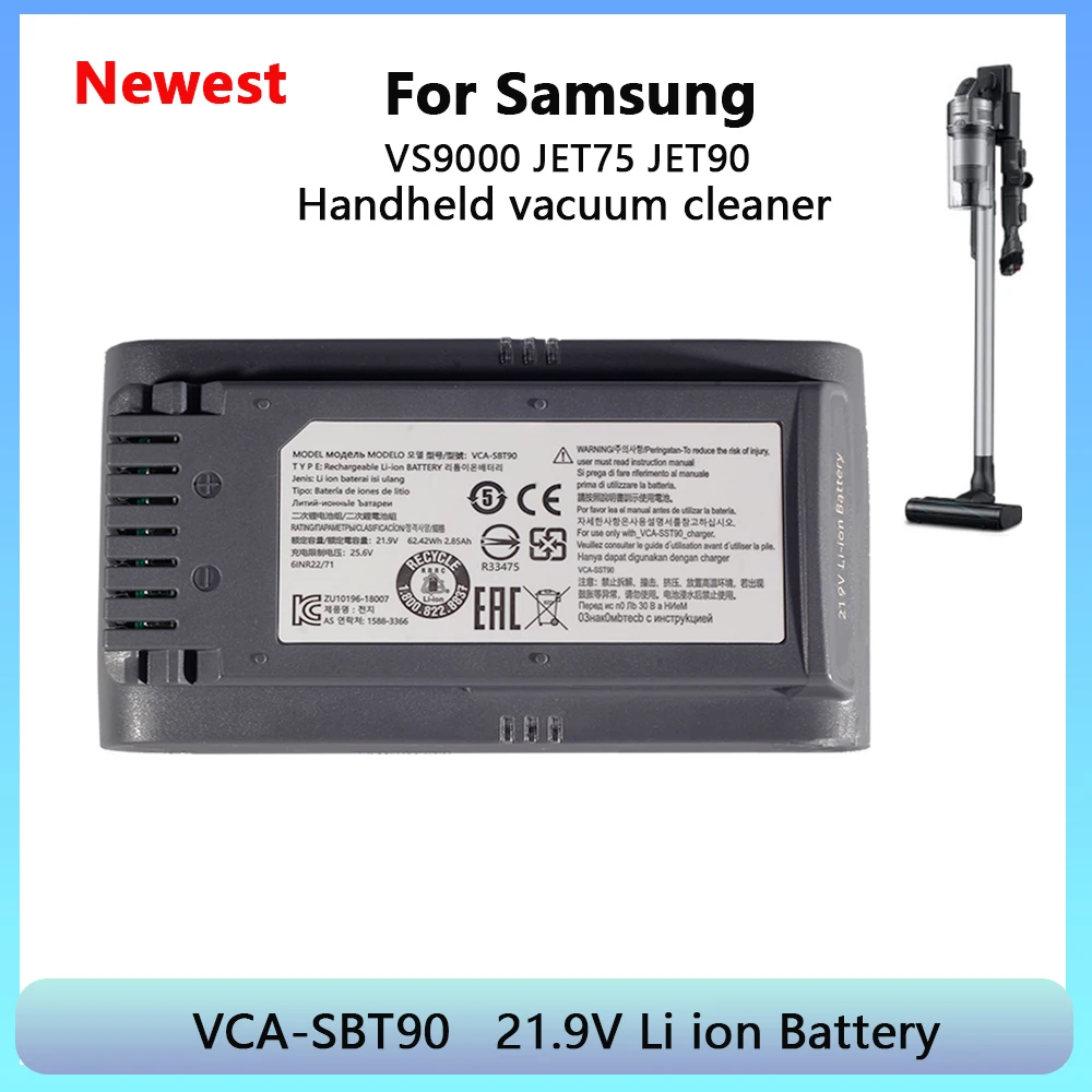 

Sweeper Battery VCA-SBT90 for Samsung Vs9000 Jet90 Jet75 Cordless Handheld Vacuum Cleaner