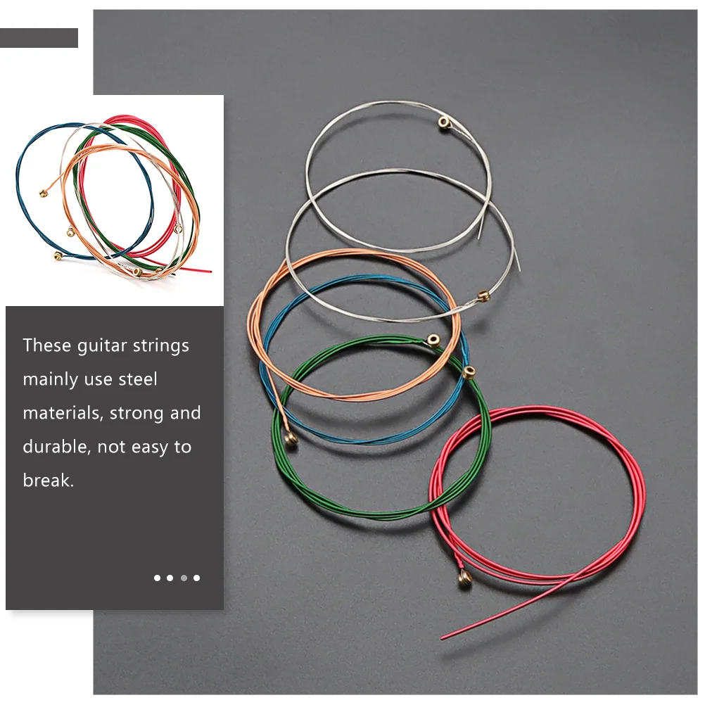

6 Pcs Accessories Guitar Strings Student Universal for Musical Instruments