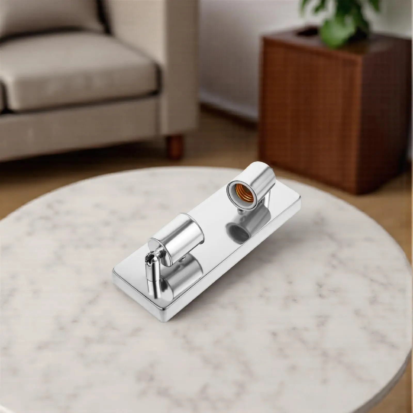 

Потолочный держатель для длинного прямоугольного настенного светильника, стальной патрон E27 для лампы, винтовой держатель для лампы для домашнего и офисного освещения