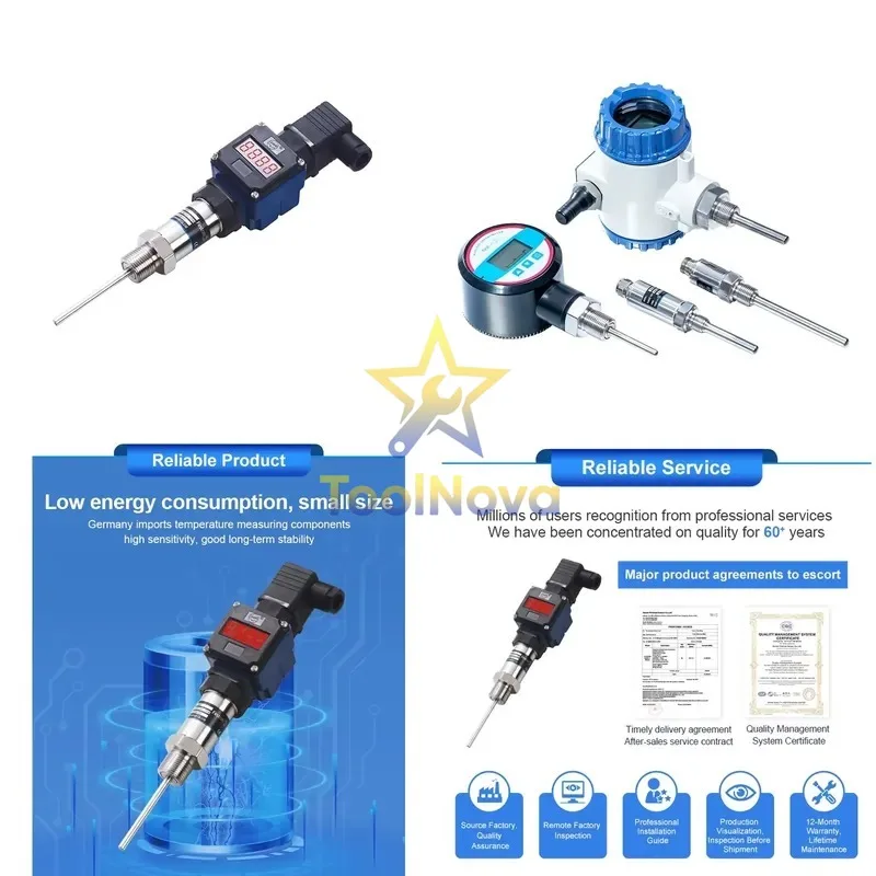 2026hotsale* Firstrate FST600-204 2 Wire 4-20ma Digital Display Temperature Transmitter