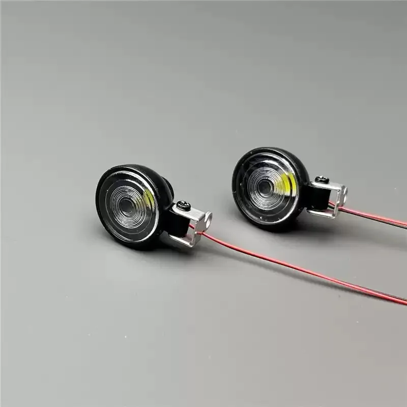 RC 1/14 2pcs LED Searchlight Light Spotlight Lamp for Tamiya Hydraulic Excavator Loader Dump Truck for VOLVO Tipper DIY Parts