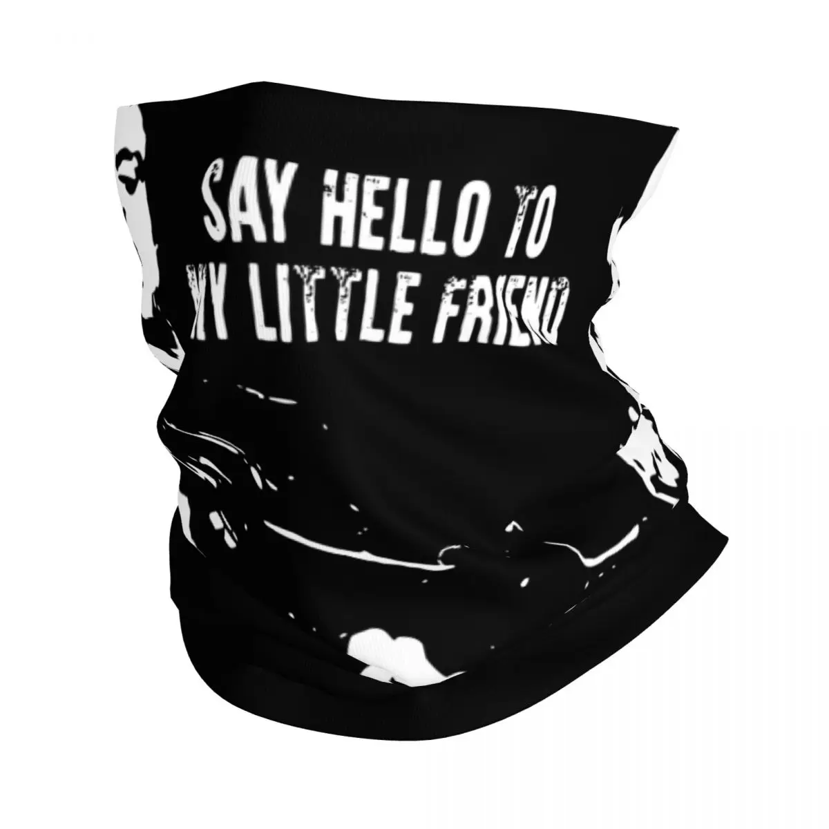 Scarface Film Say Hello To My Little Friend Bandana Neck Cover Tony Montana Balaclavas Wrap Scarf Warm Headwear Windproof