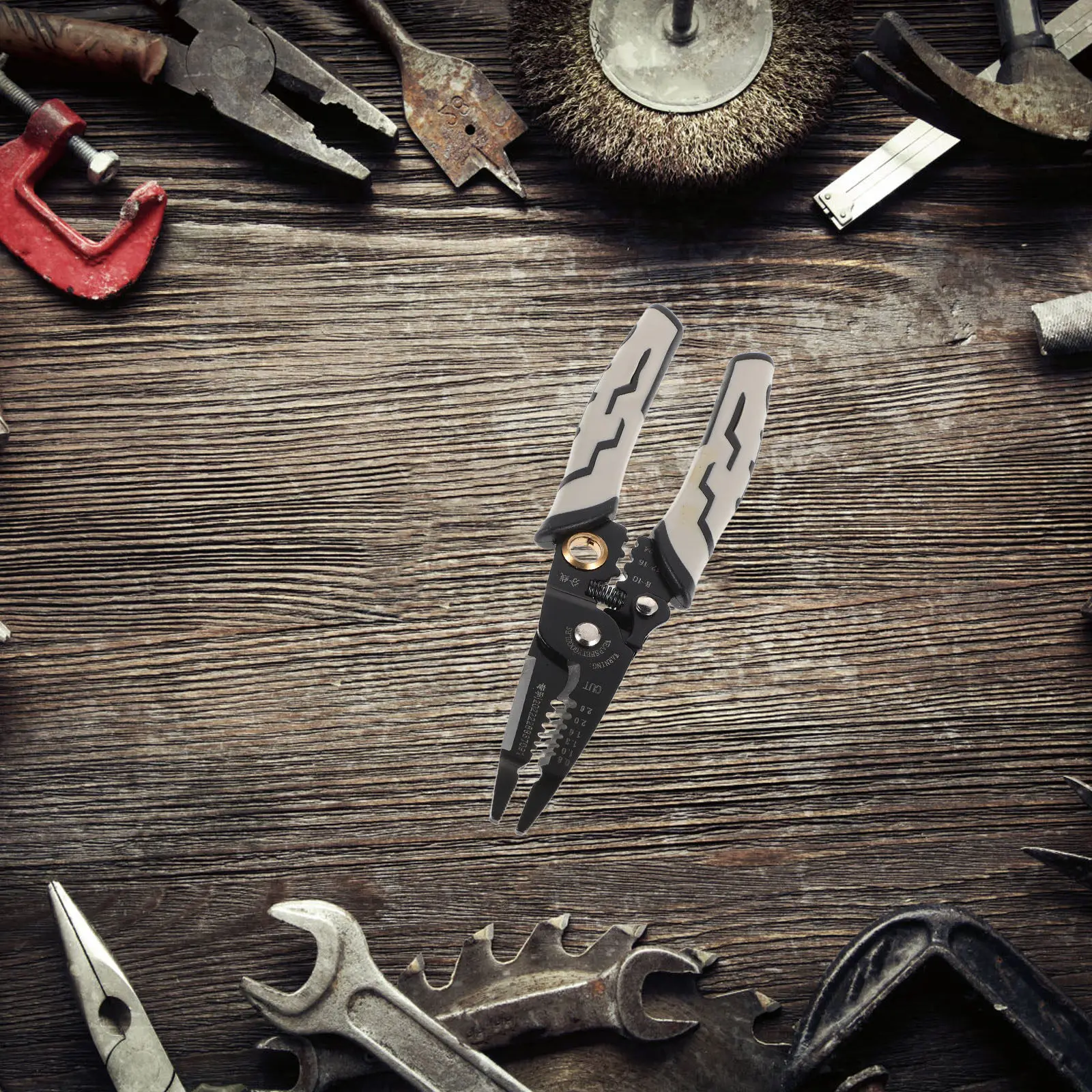 

Многофункциональные электрические клещи 7-в-1 для снятия изоляции, обжима, резки, скручивания и работы с клеммами для автомобильных и электрических кабелей