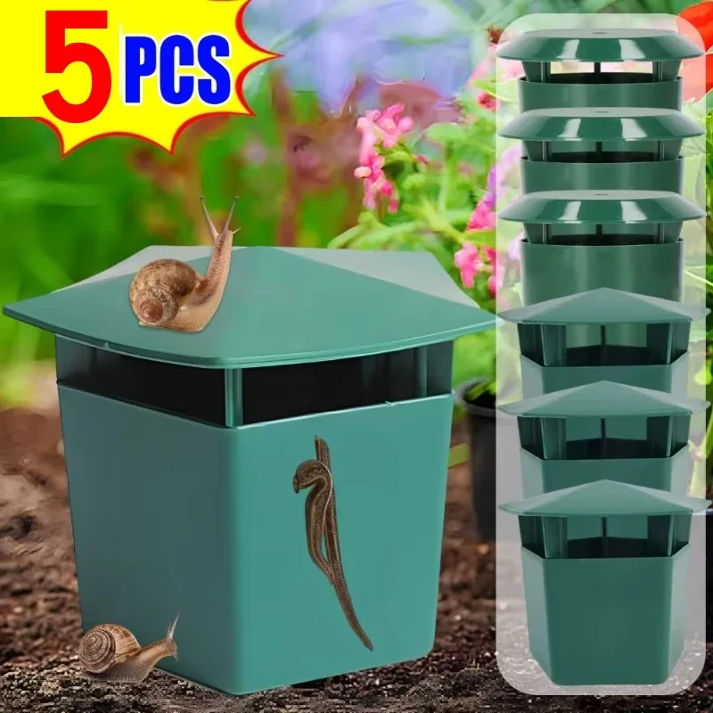 Selling Reusable Snail Farm Plants Trap Safe Non-Toxic Garden Protector Outdoor Lawn Backyard Vegetable Flower Pest Control