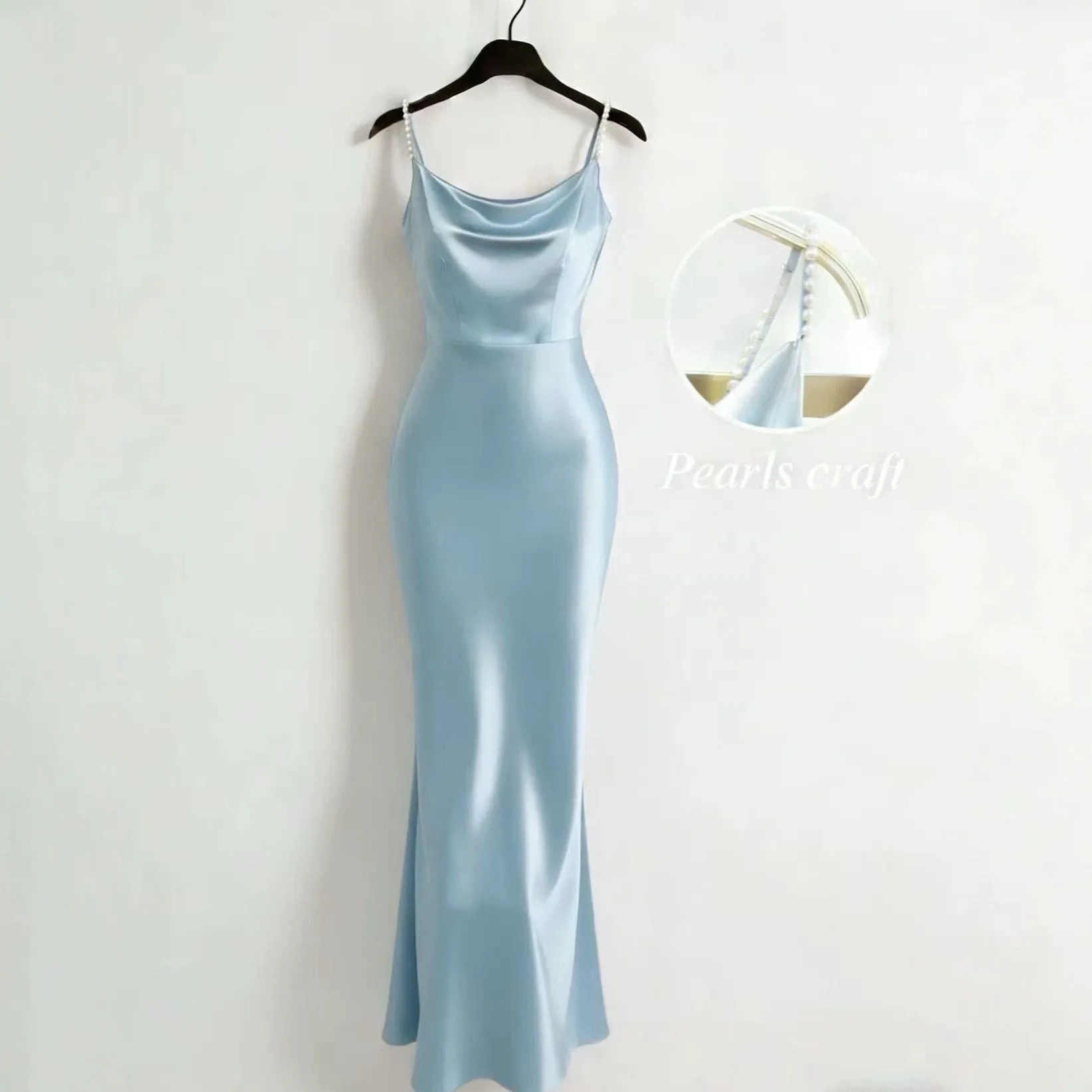 2026 Women's Elegant Bodycon Sleeveless Satin Long High Waist Fitted Strap Dress for Wedding Guest Party Prom Evening Wedding