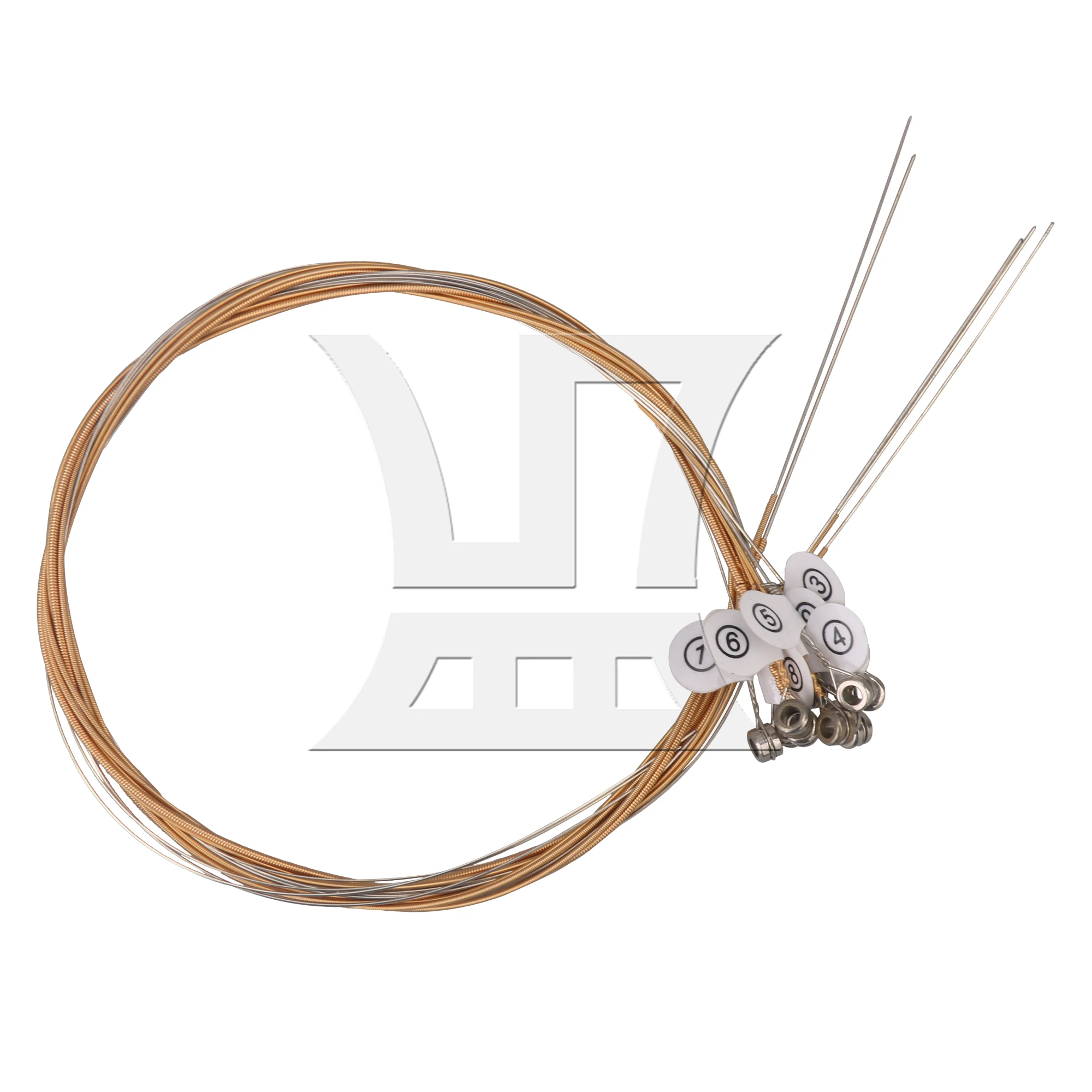 

Yibuy 10Pieces Steel Strings for Lyre Harp String Set Muical Instrument Part