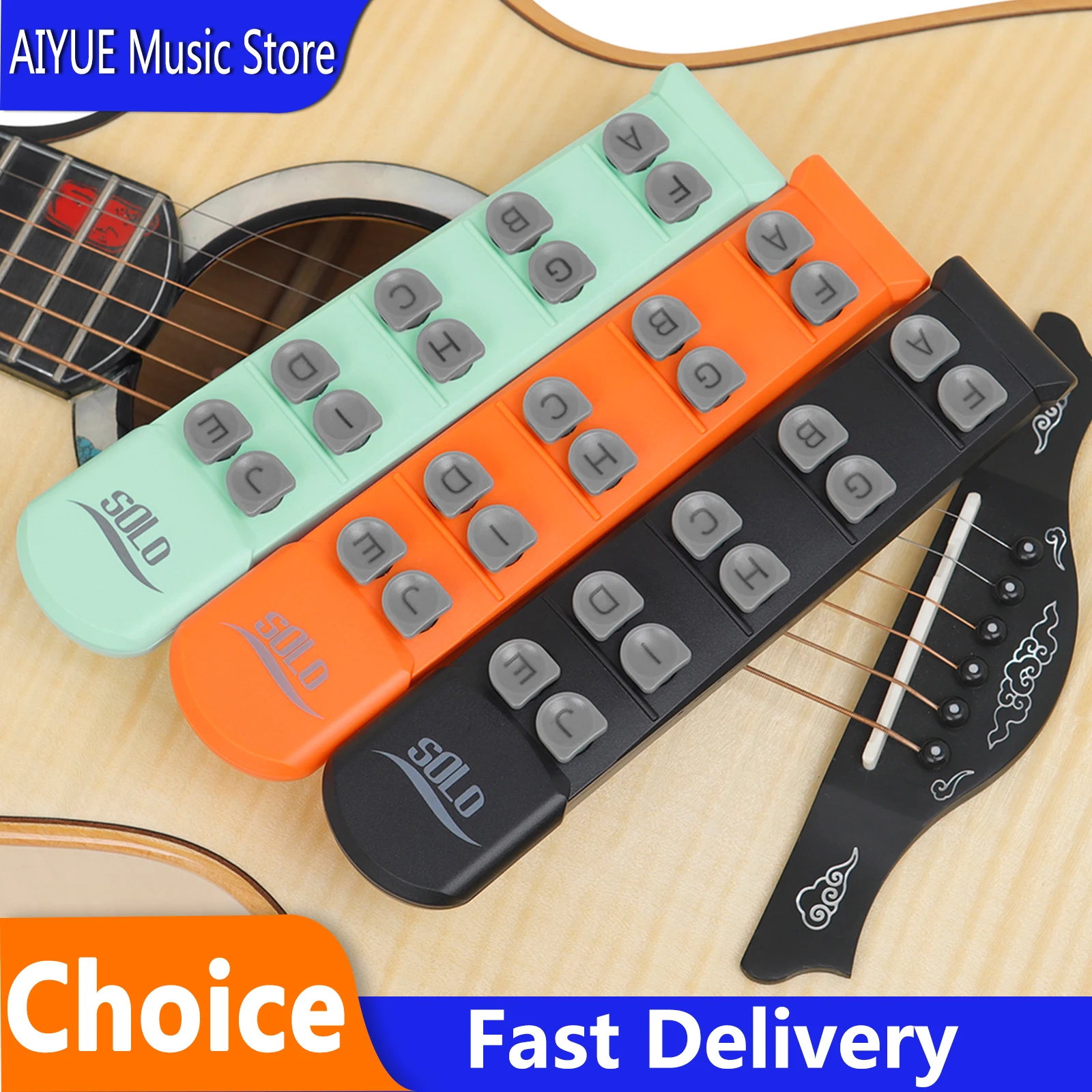 Guitarist Type Positioning Finger Forcer 10-key Guitar Chords Finger Correction Exerciser ABS Finger Trainer Guitar Accessories
