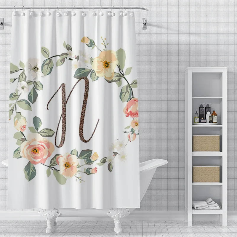 Home decor 26 letter shower curtains for bathroom waterproof fabric bathroom Curtains modern shower curtain 180x200 240x200