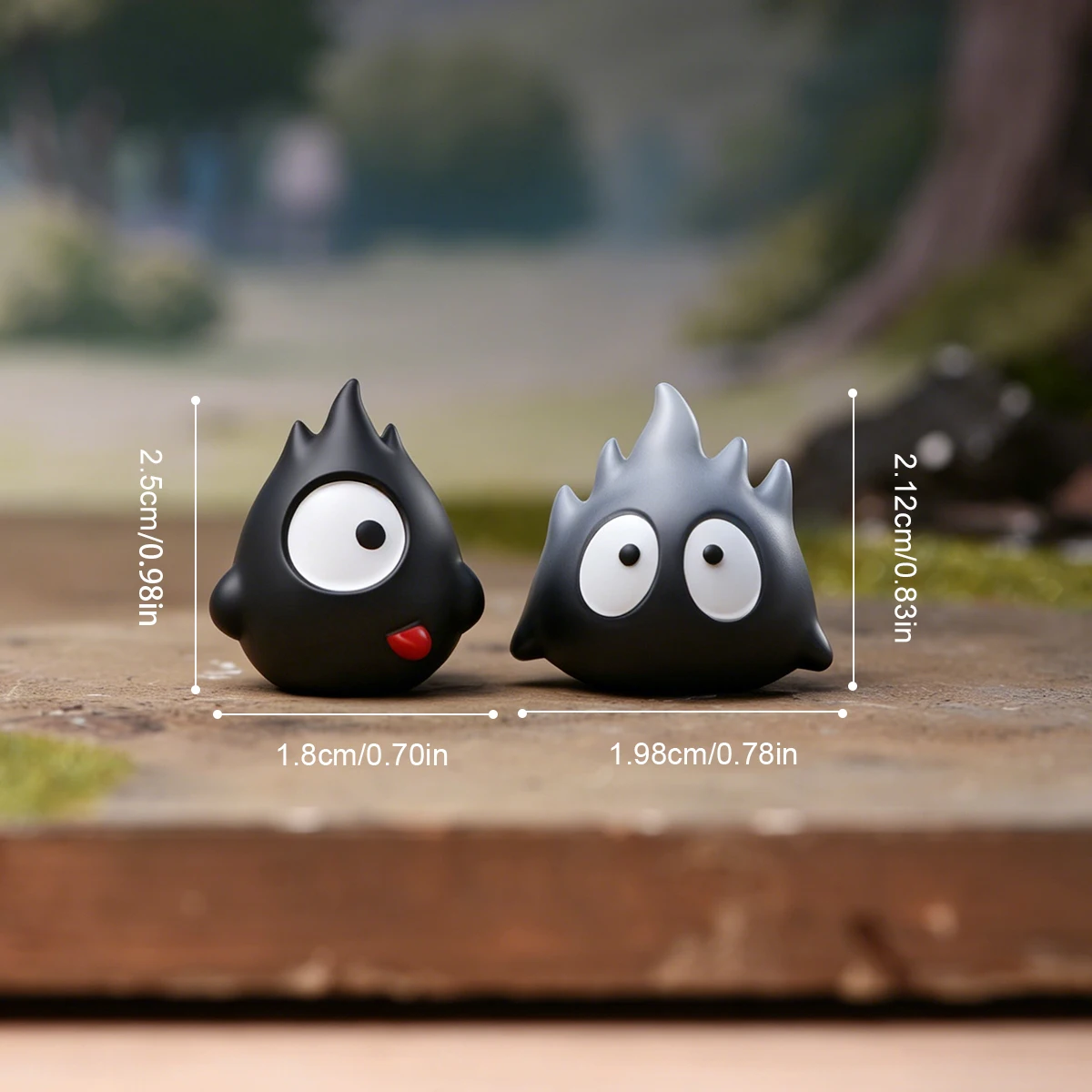 Niedliche Ornamente, bunte Mini-Cartoon-Figuren, Mini-Dekorationen, 3D-Figuren, Innendekoration für den Schreibtisch, Auto-Innenausstattungszubehör – Detail 2