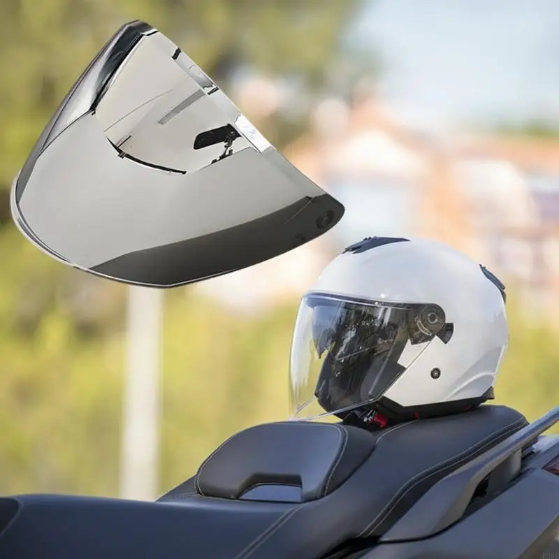  Clear Shatterproof Helmet Visors With Anti Reflective Coating Reinforced Polycarbonate Material Suitable For OF626