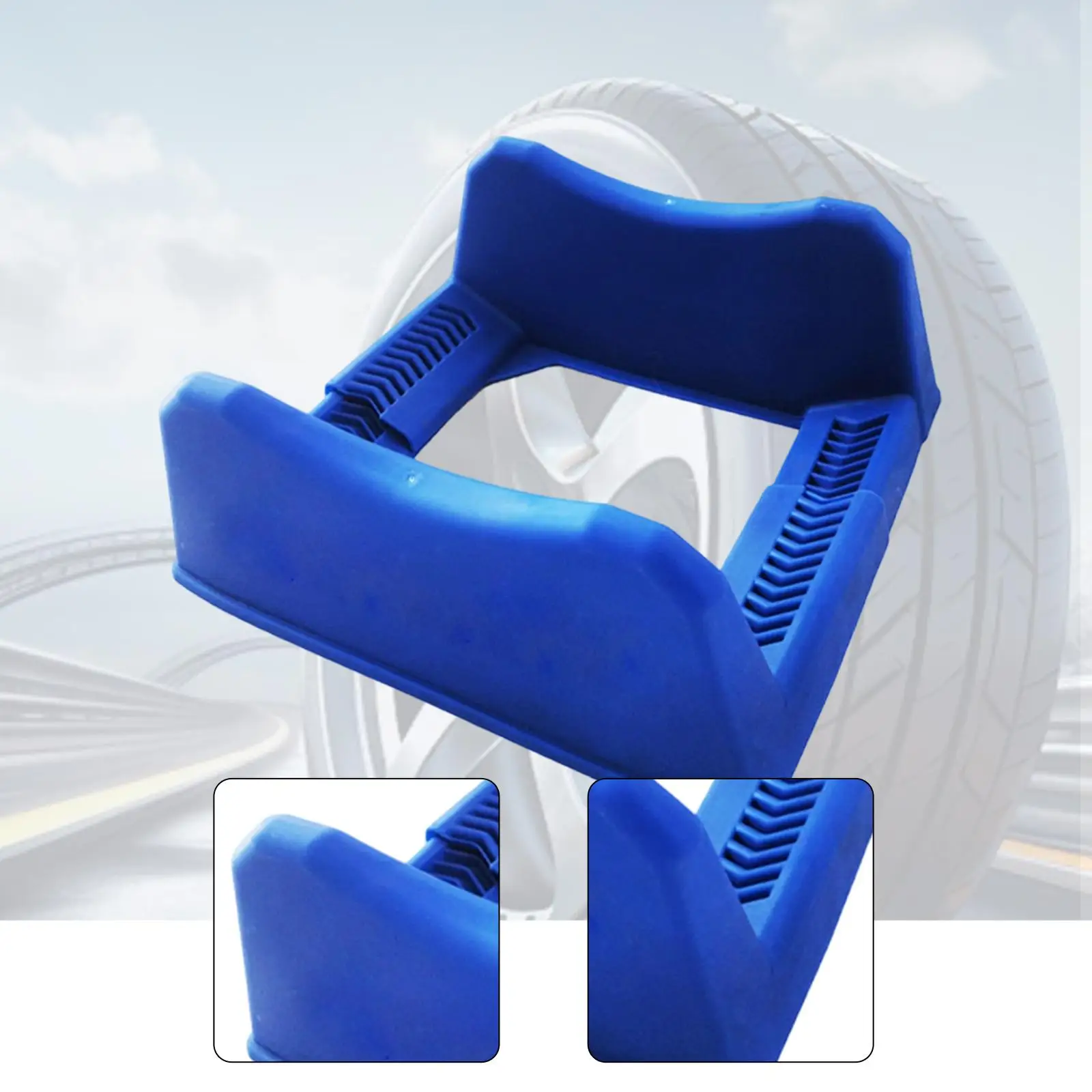 Universal Car Wheel Display Stand Easy Install Plastic Tire Rim Rack for Garage Tools Trade Show and Store