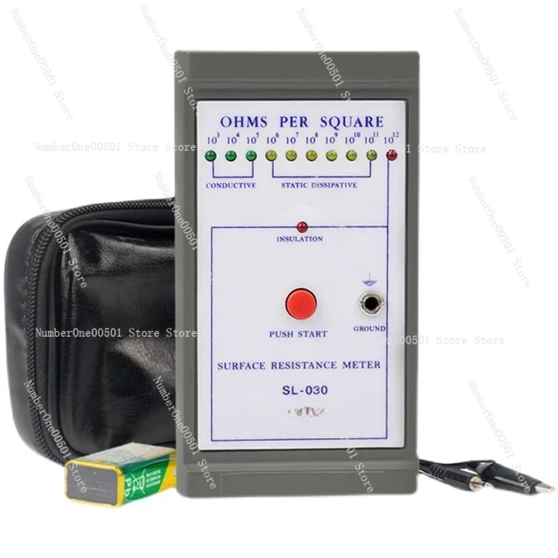 

SL-030 Surface Resistance Tester Conductive Anti static Insulation Tester ESD Pad Impedance Tester