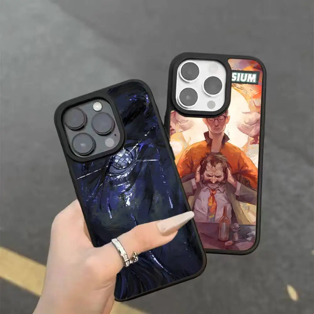 D-Disco E-Elysium Game For iPhone 11 12 13 14 15 16 17 Pro Max Plus TPU+PC Shockproof Back Phone Cases