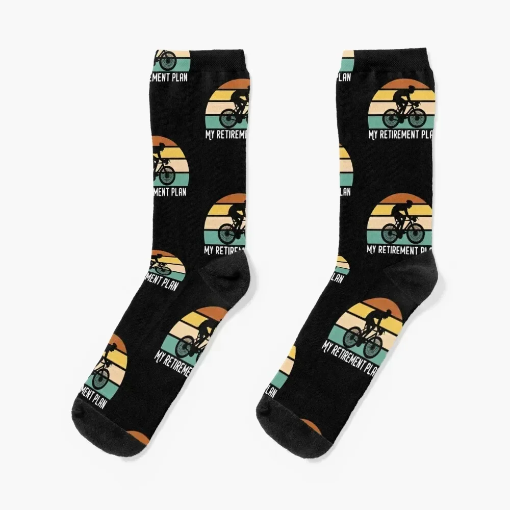 

My Retirement Plan Is Cycling Socks Toe sports valentine gift ideas Mens Socks Women's