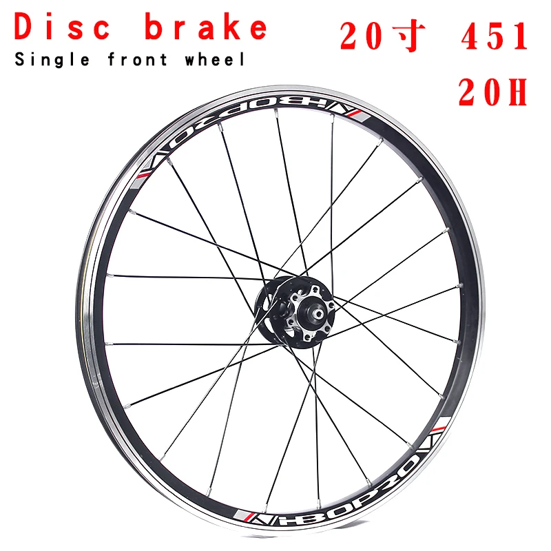20インチ折りたたみ自転車ホイールセット 406 451 アルミ合金 32H
