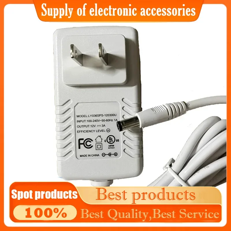 

Original 12V3A power adapter LY036SPS-120300 round hole 5.5*2.1mm
