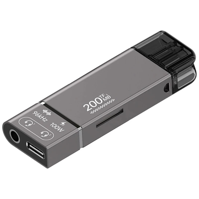 Universal USB C Adapters For Music Playbacks And 100W Power Supply for Laptop E65A
