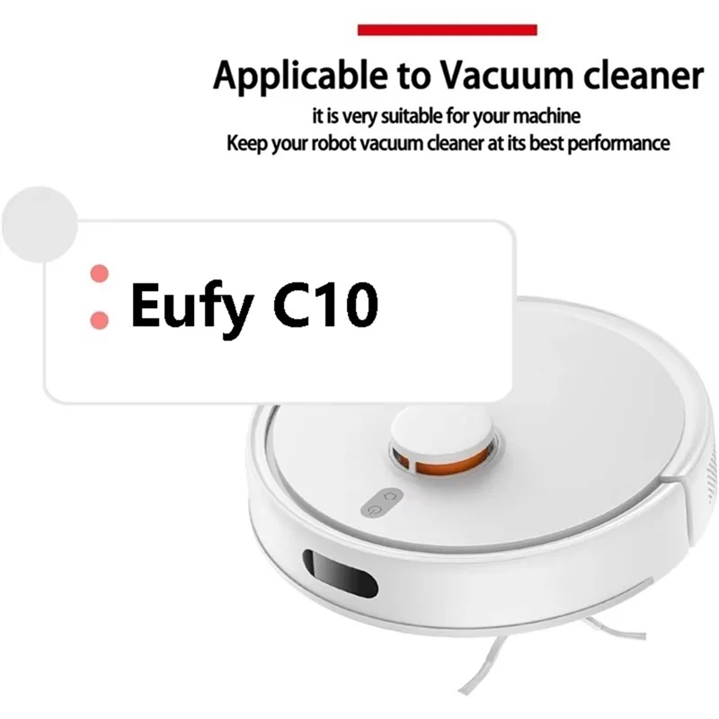 BBNV-Per Eufy C10 Accessori Pezzi di ricambio Robot Aspirapolvere Spazzola laterale principale Sacchetti per la polvere con filtro Hepa