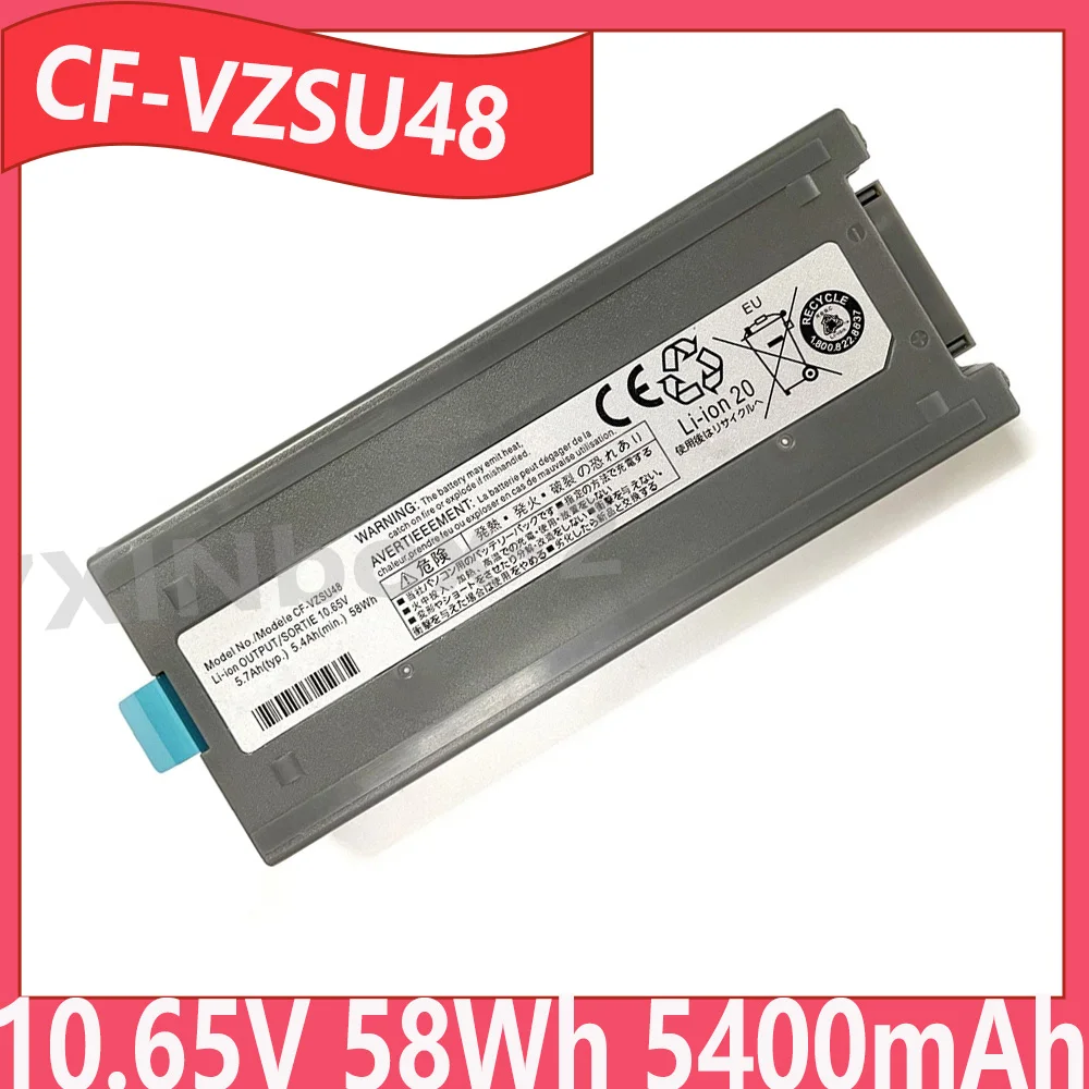 58Wh CF-VZSU48 10.65V 5400mAh Laptop Battery For Panasonic Toughbook CF-19 CF19 CF-VZSU28 CF-VZSU48U CF-VZSU58U CFVZSU48