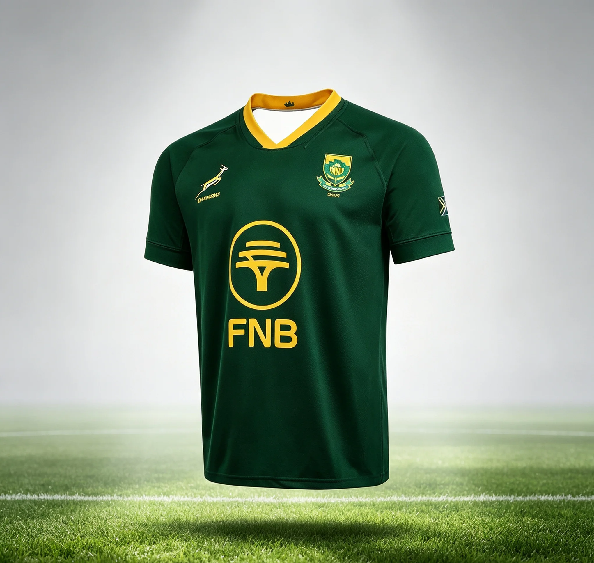 Neues Springboks-Südafrika-Rugby-Team-Trikot, kurzärmeliges Trainingshemd, schnelltrocknend, 3D-Druck, kurzärmeliges Oberteil für Fans – Detail 2