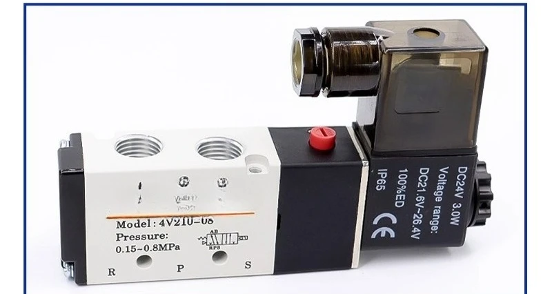 Conjunto de válvula solenoide neumática 4V210-06 DC24V