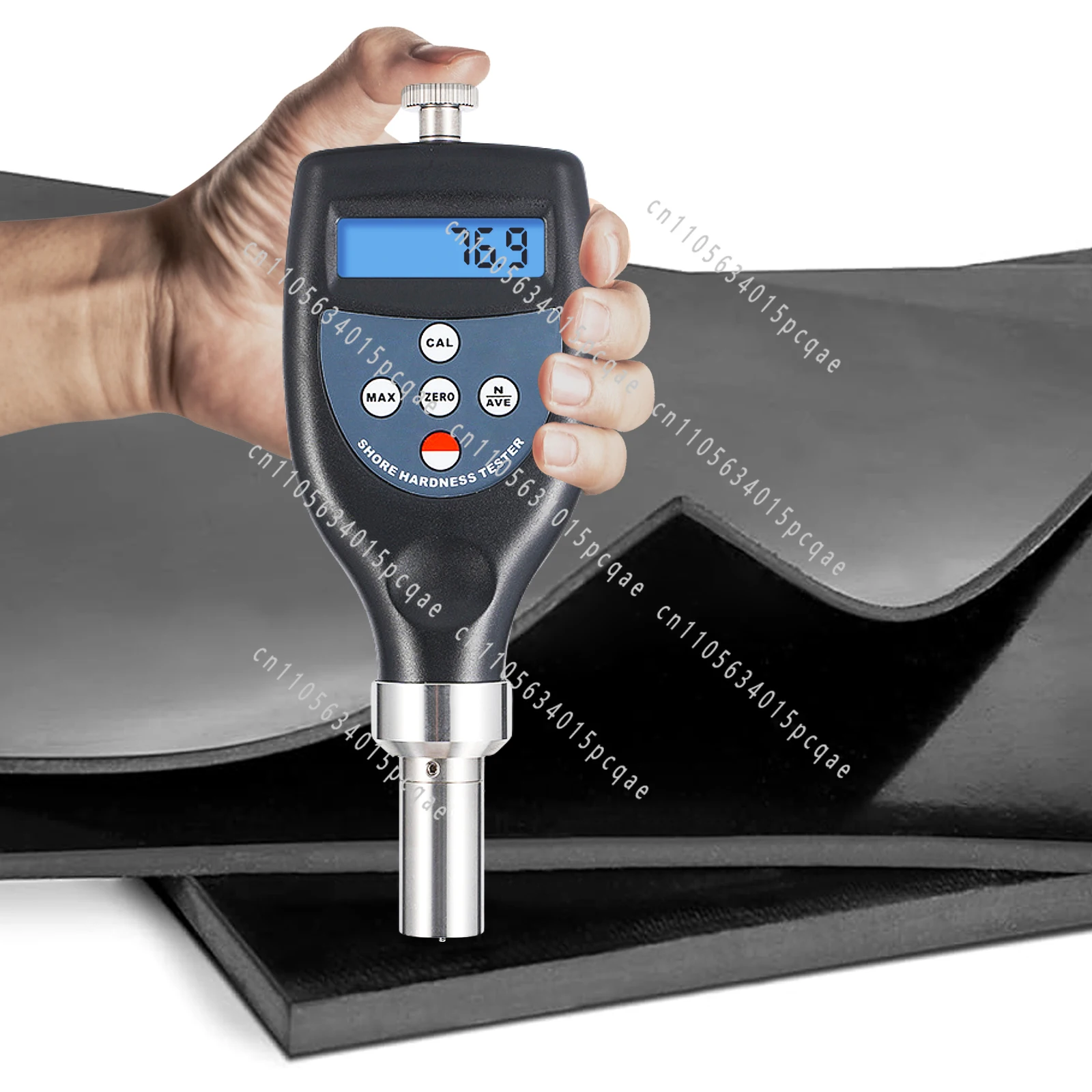 HT-6510DO Digital Hardness Tester Shore D 0 To 100HD High Quality LCD Hardness Tester, Medium Hard Rubber Material