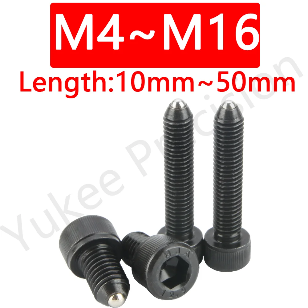 

YK416 Factory Outlet Ball Plunger Good Quality Carbon/Stainless Steel Set Screw Ball Spring Plunger M4/M6/M8/M10/M12/M16