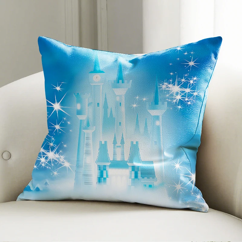 

Enchanted Castle Pillow Cover Sparkle Stripe Pattern Decorative Cushion Sofa Bedroom Home Decoration Gift